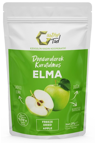 Dondurularak Kurutulmuş Elma 20G