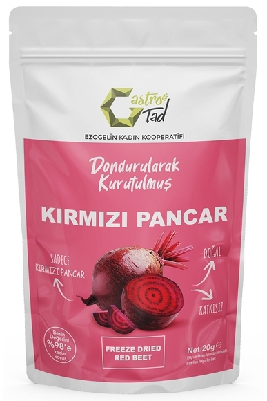 Dondurularak Kurutulmuş Kırmızı Pancar 20G