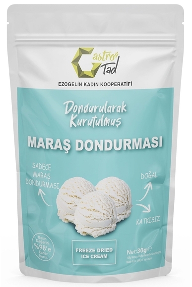 Dondurularak Kurutulmuş Sade Dondurma 30G