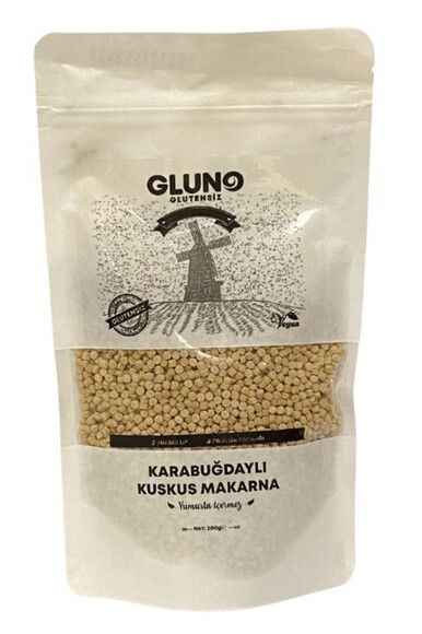 GLUNO GLUTENSİZ KARABUĞDAYLI KUSKUS 200 GR