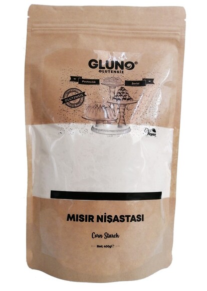 GLUNO GLUTENSİZ MISIR NİŞASTASI 400 GR