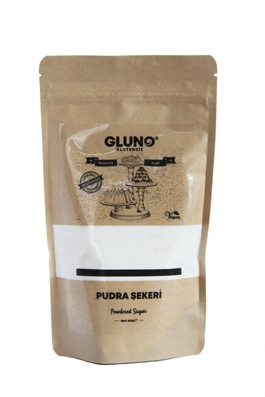 GLUNO GLUTENSİZ PUDRA ŞEKERİ 250 GR