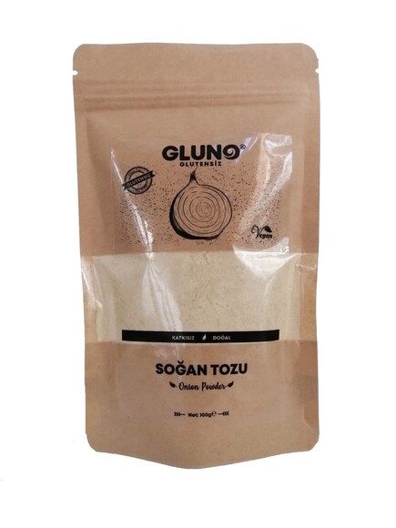 GLUNO GLUTENSİZ SOĞAN TOZU 100 GR