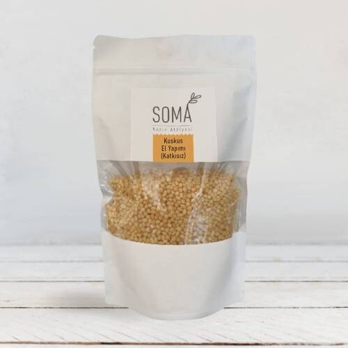 Makarna Kuskus Sütlü Katkısız El Yapımı Köy Yumurtalı 500 Gr