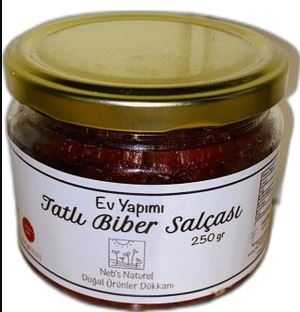 Nebs Naturel Tatlı Biber Salçası 250GR